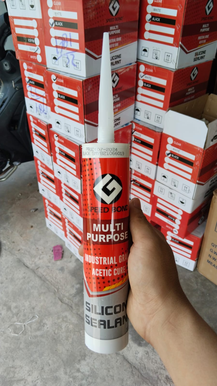 LEM BOTOL SILICONE WHITE SPEEDBOND